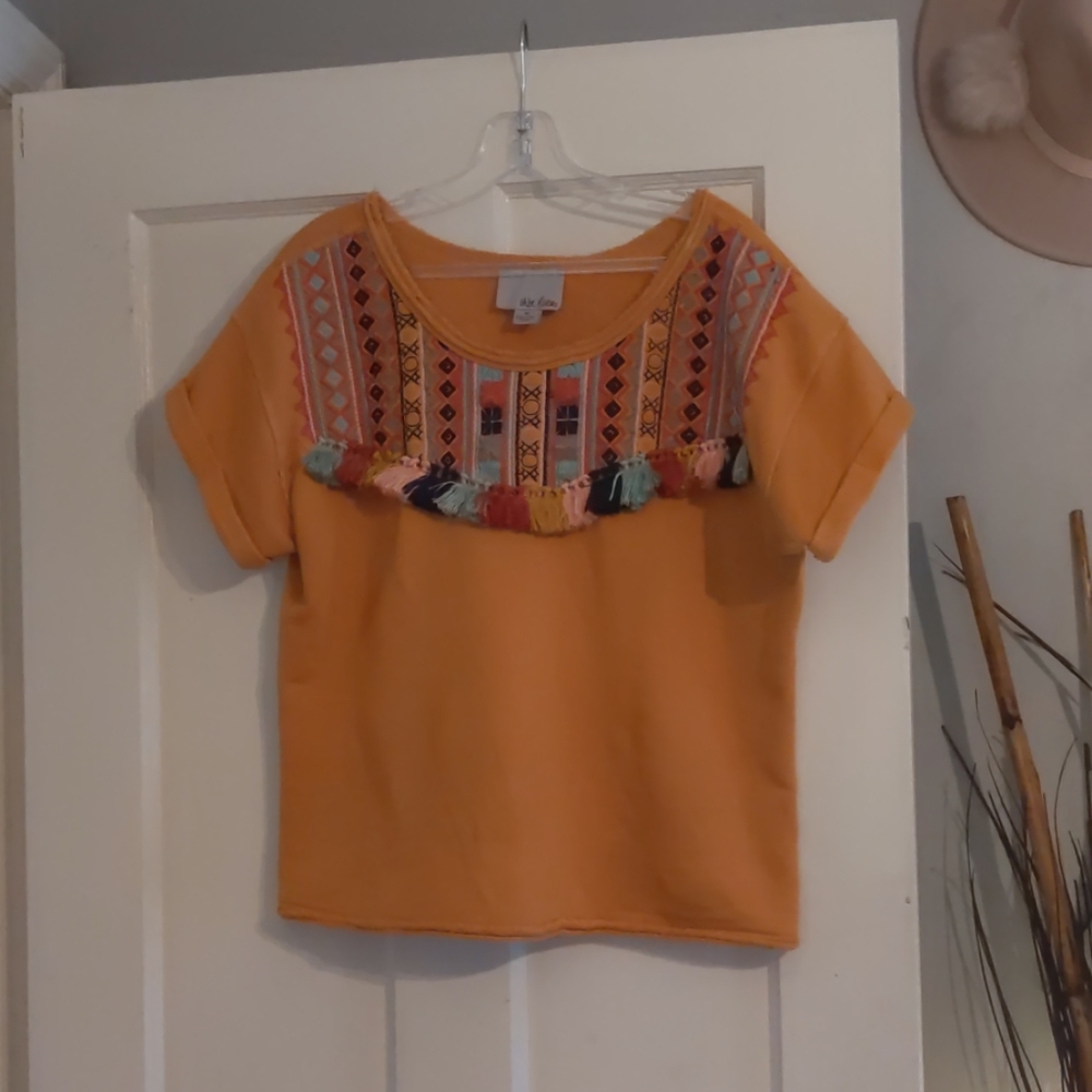 Chloe Oliver Embroidered Boho Top Anthropologie